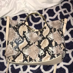 Snakeskin purse
